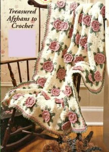 Crochet Pattern copy 10 ply Afghan Rug Blanket - Picture 1 of 2