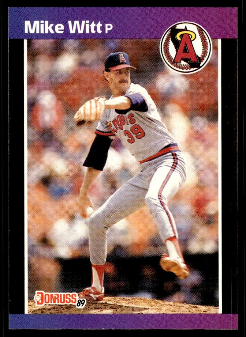 1989 Donruss Mike Witt California Angels #372 18309