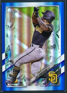 Luis Campusano 2021 Topps Ben Baller Chrome Blue Refractor Rookie RC /75 Padres - Picture 1 of 2