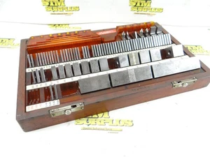 PRATT & WHITNEY SQUARE GAGE BLOCKS PARTIAL SET .100025" TO 4"  - Picture 1 of 16