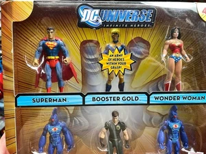 DC Universe Omac Attack 6 Figuren Set - Superman, Wonder Woman, Booster Gold - Bild 1 von 12