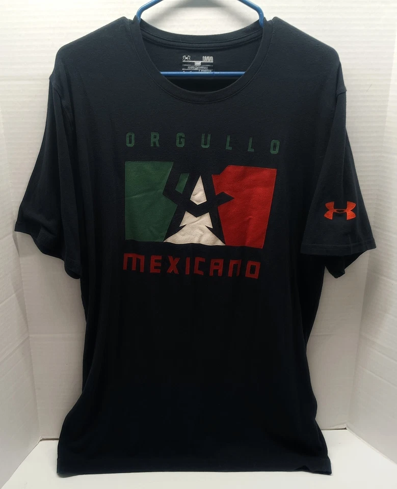 Camiseta de Boxeo Under Armour Canelo Álvarez Orgullo Mexicano - Para Hombre L Suelta *RARA* Foto 1 de 3