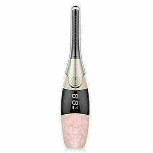 USB Electric Heated Eyelash Curler Long Lasting LCD 3D Lashes Perm Curling Tool - Picture 1 of 10