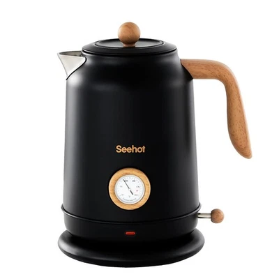 ® 1.7L (57.oz) Electric Kettle with Thermometer, 1200W Large Electric Tea ket... - Image 1 of 4