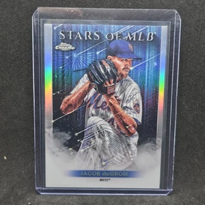 2022 Topps Chrome - Stars of Mlb Chrome Jacob deGrom #SMLBC-13 - Picture 1 of 2