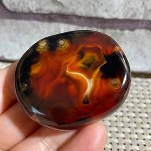 seltener natürlicher Gobi seidenumwickelter Achat Madagaskar schön anzusehen 57g um 184 - Bild 1 von 13