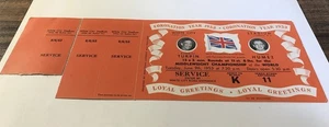 RARE 1953 Middleweight Title ticket: Randy Turpin vs Charles Humez @White City - Picture 1 of 3