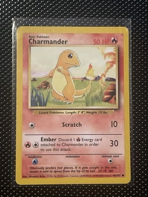 Pokémon TCG Charmander Base Card #46 Very Rare - Image 1 of 2