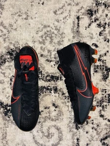 Nike Superfly 7 Elite DF FG Nero Rosso Tacchetti Uomo 6,5 = Donna 8 AQ4174-060 - Foto 1 di 9