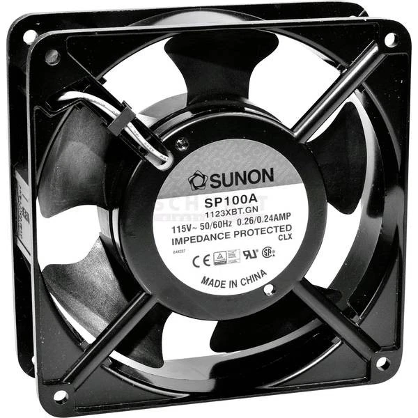 Sunon SP100A1123XBT Ventola assiale 115 V/AC 164.76 m³/h (L x L x A) 120 x 120