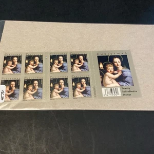 SCOTT # 4570a BROSCHÜRENSCHEIBE MIT 20 WEIHNACHTEN MADDONA BRIEFMARKEN FÜR IMMER POSTFRISCH - NEU IN VERPACKUNG - USA - Bild 1 von 2