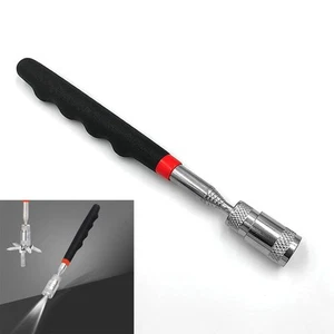 Telescoping Magnetic Flashlight Pickup Tool with LED Light, Magnet Stick Rod ... - Picture 1 of 6