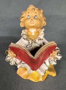 Fontanini Coro Altar Niño Estatuilla Italia 1987 Navidad Cancionero Belén De Colección - Imagen 1 de 9