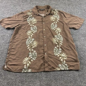 Croft & Barrow Mens XL Shirt Button Up Short Sleeve Floral Tropical Hawaiian - Picture 1 of 9