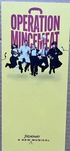 OPERATION MINCEMEAT-NEW BROADWAY MUSICAL THEATRE FLYER-OLIVIER WINNING CAST - Picture 1 of 2