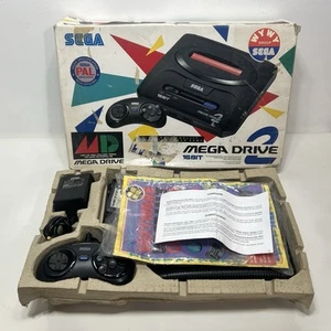 Sega Mega Drive 2 / Sega Genesis 2 Konsole - PAL Version mit OVP komplett - Bild 1 von 24