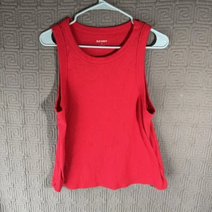 Blusa sin mangas Old Navy para mujer talla 2X roja corta sin mangas - Imagen 1 de 7