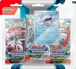 Pokemon Paradosso Temporale Blister Cetitan 3 Pack ITA - RIP & SHIP LIVE STREAM - Foto 1 di 1