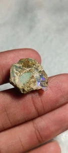 Natürlicher äthiopischer Opal grober Heilkristall Feueropal 14,55 Crt Code - A-165 - Bild 1 von 4