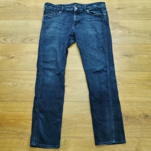 Pantalones de mezclilla Hugo Boss Delaware para hombre W34 L30 azul calce ajustado elástico cremallera - Imagen 1 de 11