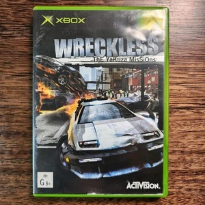 Wreckless The Yakuza Missions Xbox Original Complete Free Shipping Australia - Picture 1 of 8