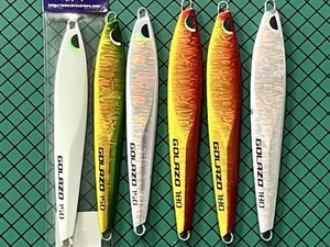 Breed Golasso Jig Lot 150g 180g Set of 6 Used Japan Metal Lures for Tuna Game - Picture 1 of 9