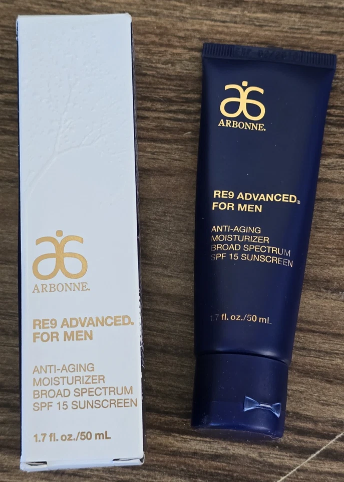 Arbonne RE9 Advanced for Men Anti-Aging Moisturizer Broad Spectrum SPF Sunscreen - Image 1 of 1