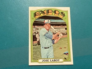 1972 Topps - Numero alto Jose Laboy #727 - Near Mint - Grandi angoli - Senza piega - Foto 1 di 2