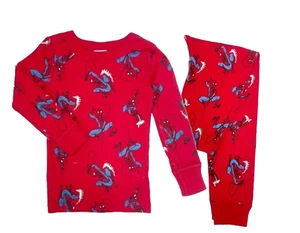 Hanna Andersson Kids Spiderman Print Long John Pyjama Set - Red (Imperfect) - Picture 1 of 3