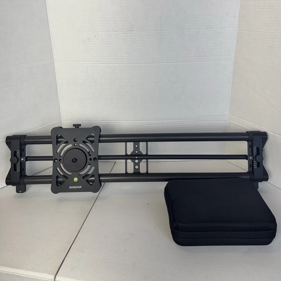 "Cámara deslizante motorizada inalámbrica de fibra de carbono Konova KMS-S2 25,5""" Foto 1 de 4