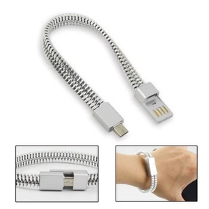 Armband USB Ladekabel kompatibel mit iPhone & Android - 20cm tragbar Dat - Bild 1 von 7