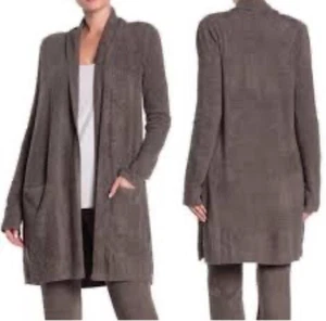 Barefoot Dreams Strickjacke Damen groß Bambus schick leicht Strick vorne offen kuschelig - Bild 1 von 9