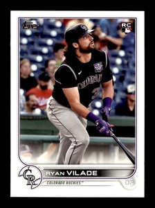 2022 Topps #586 Ryan Vilade RC Colorado Rockies - Picture 1 of 2