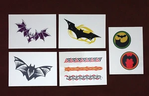 Batman Starts Temporary Tattoo Card Lot Topps - 5 Tattoos - Bild 1 von 2