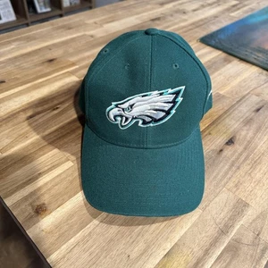 Philadelphia Eagles Mütze Kappe Riemen hinten Herren Einheitsgröße grün NFL Football Schrift - Bild 1 von 6