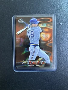 2023 Leaf Trinity Baseball Mega Box Robin Yount Steel Orange Lava /15 - Picture 1 of 3