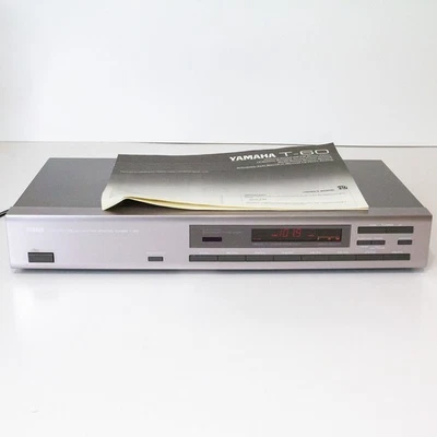 Sintonizador estéreo AM/FM sonido natural Yamaha T-60 de colección - cable de alimentación y manual incluidos Foto 1 de 4