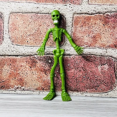 Plástico Moldeable Esqueleto Monstruos Verdes Bendy Halloween Coleccionistas Posable Foto 1 de 4