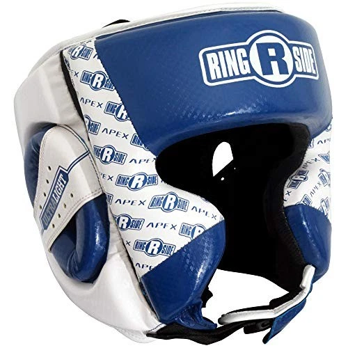 Ringside Apex Boxing Training Headgear Small Medium Blue White Durable Protec... - Image 1 of 4