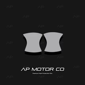 For 2016-2018 Honda Civic Coupe EX LX Touring Door Cup Protection TPU PPF Gloss - Picture 1 of 3