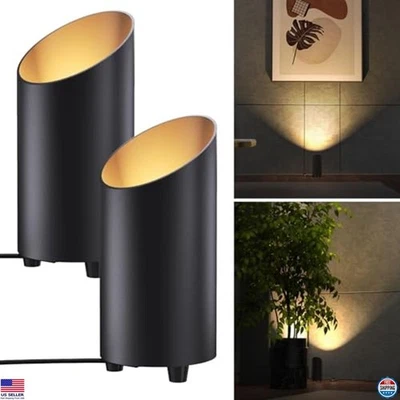 Sunco 7W LED Floor Can Light Spotlight - 450 LM, 3000K Warm White, Black 2 Pack - Image 1 of 4