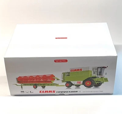 Wiking 077834 Mähdrescher Claas C 660 mit Getreidevorsatz 116 CS OVP. 1:32, D054 - Bild 1 von 4