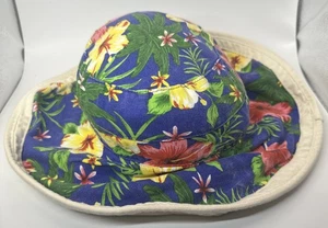 Cappello a secchiello floreale vintage collezione Scala classico - Foto 1 di 7