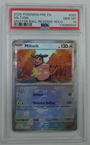 PSA 10 Miltank Master Ball 081/131 Pokemon Evoluzioni Prismatiche GIOCO PERFETTO MT - Foto 1 di 2