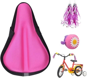 Funda Cojín Asiento Bicicleta Gel Niños para Niños y Niñas, 9"X6" Transpirable y Extra Suave - Imagen 1 de 3