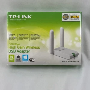 TP-Link 300 Mbps High Gain Wireless USB Adapter TL-WN822N - NEW IN SEALED BOX - Picture 1 of 7