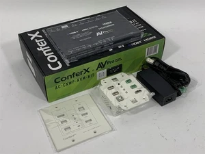 NEW AVPro Edge ConferX AC-CXWP-KVM-KIT HDMI/Bi-Directional USB Wall Plate Tx/Rx - Picture 1 of 9