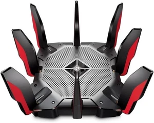 TP-LINK Archer AX11000 Tri-Band Wi-Fi 6 Gaming Router - Black/Red - FAIR - Picture 1 of 1