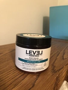 Level Naturals Body Polish Sugar Scrub Eucalyptus and Lime 16oz - Picture 1 of 7