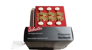 Schaller Classic Deluxe Stimmmaschinen-Set für klassische Gitarre, Gold, Tuners - Picture 1 of 3